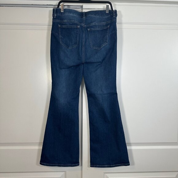 Torrid Bombshell High-Rise Flare Jean 14S - Picture 6 of 14